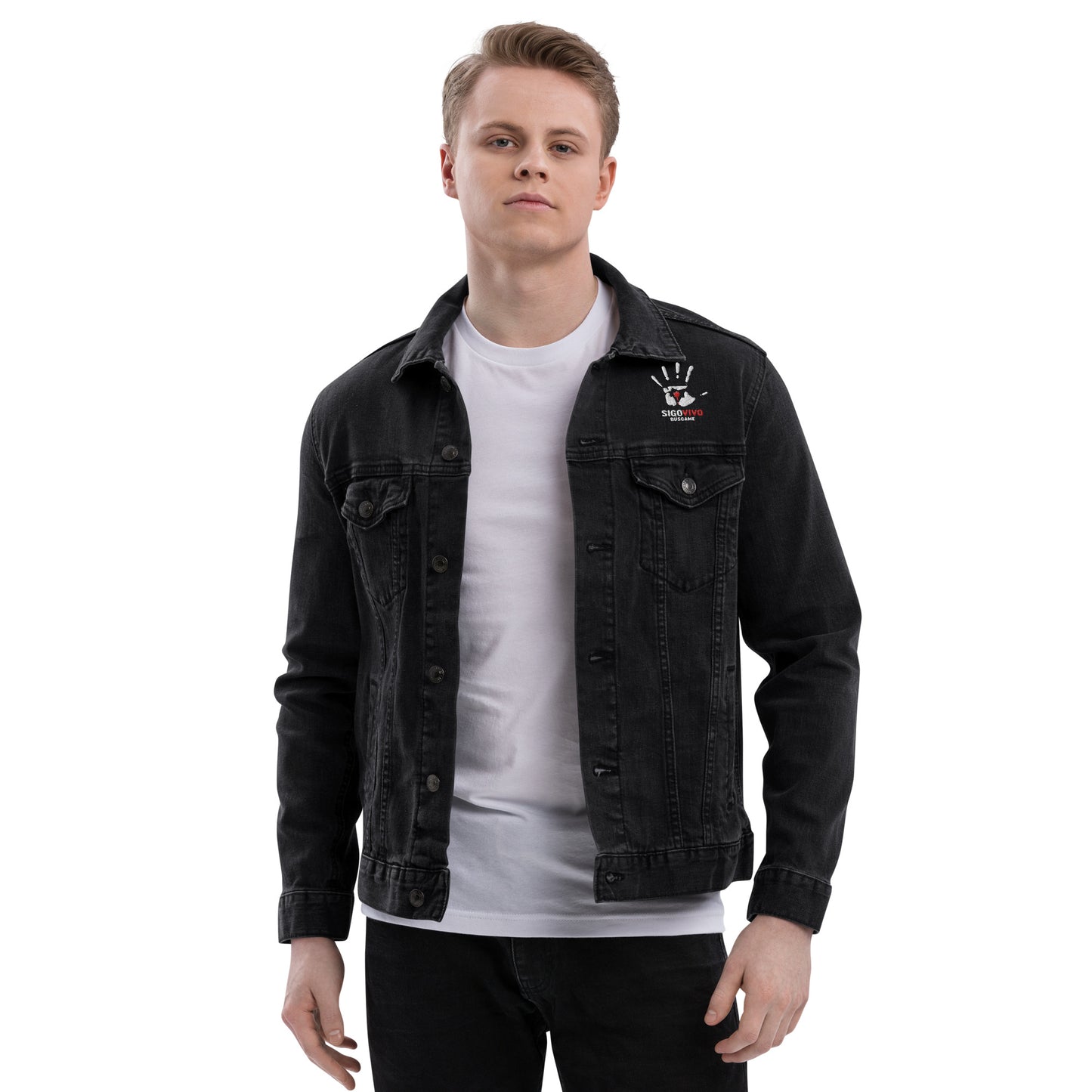Men denim jacket