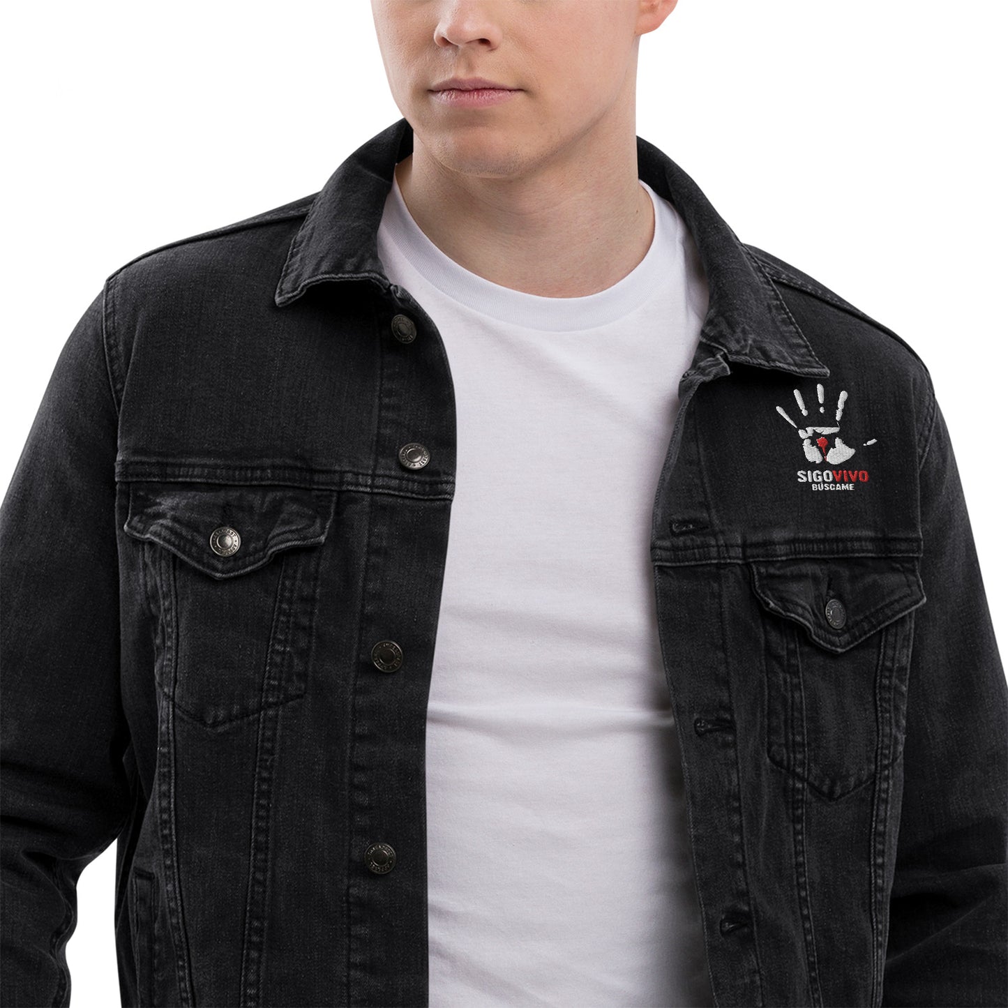 Men denim jacket