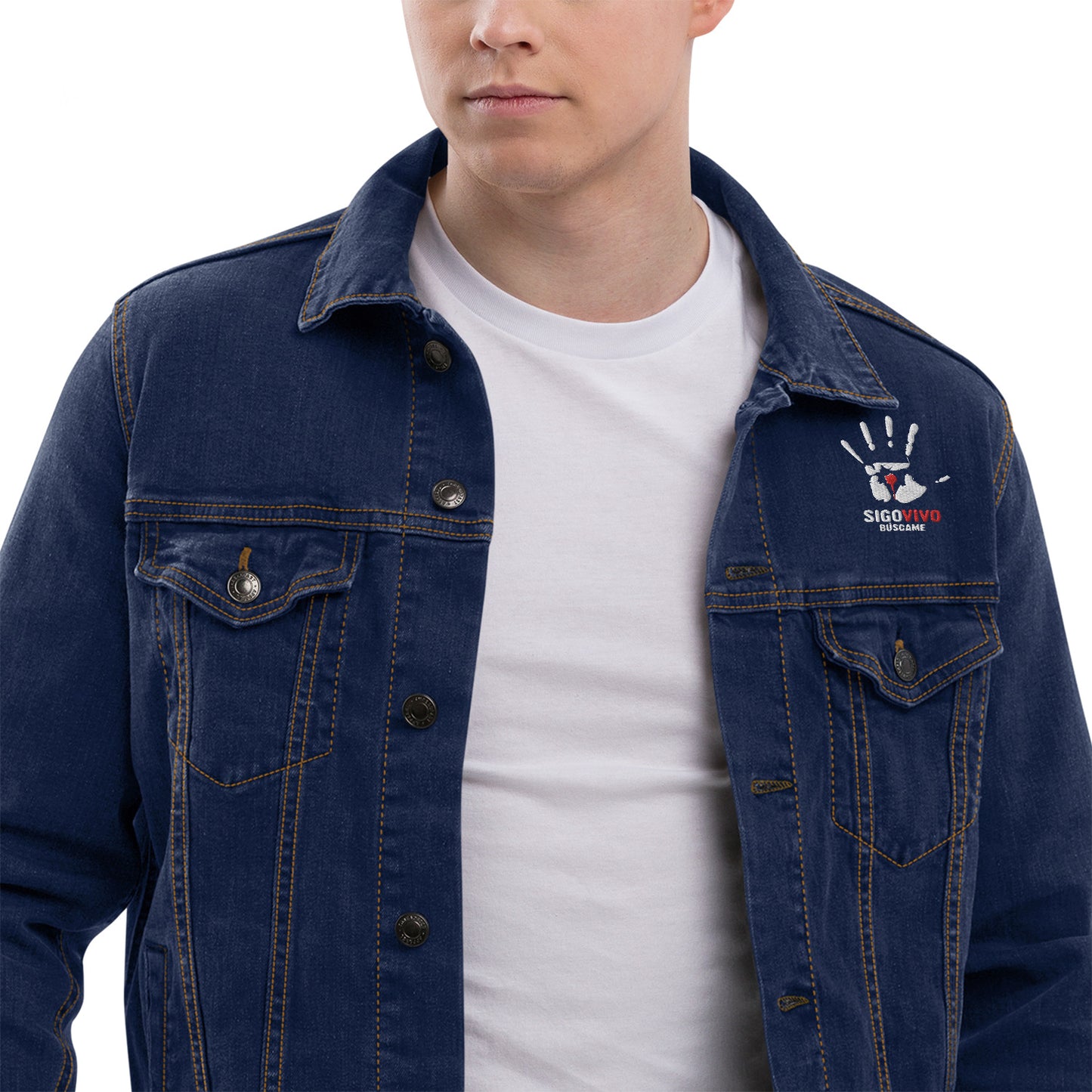 Men denim jacket