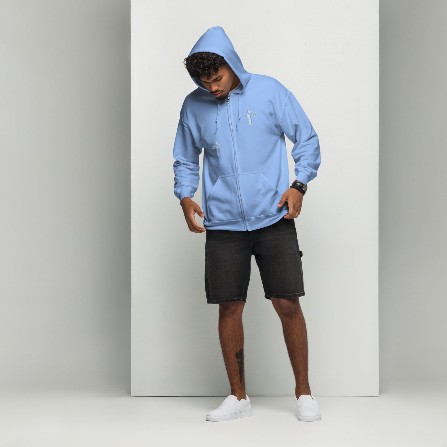 Jesus heavy blend zip hoodie