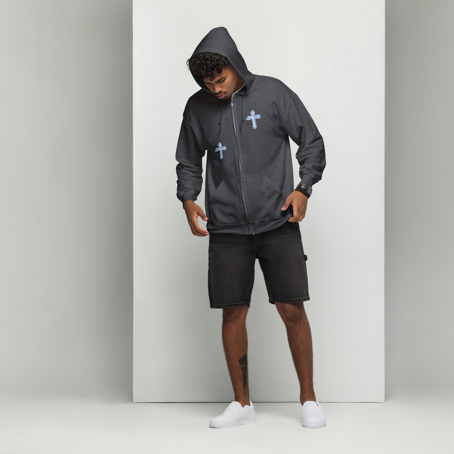 Jesus heavy blend zip hoodie