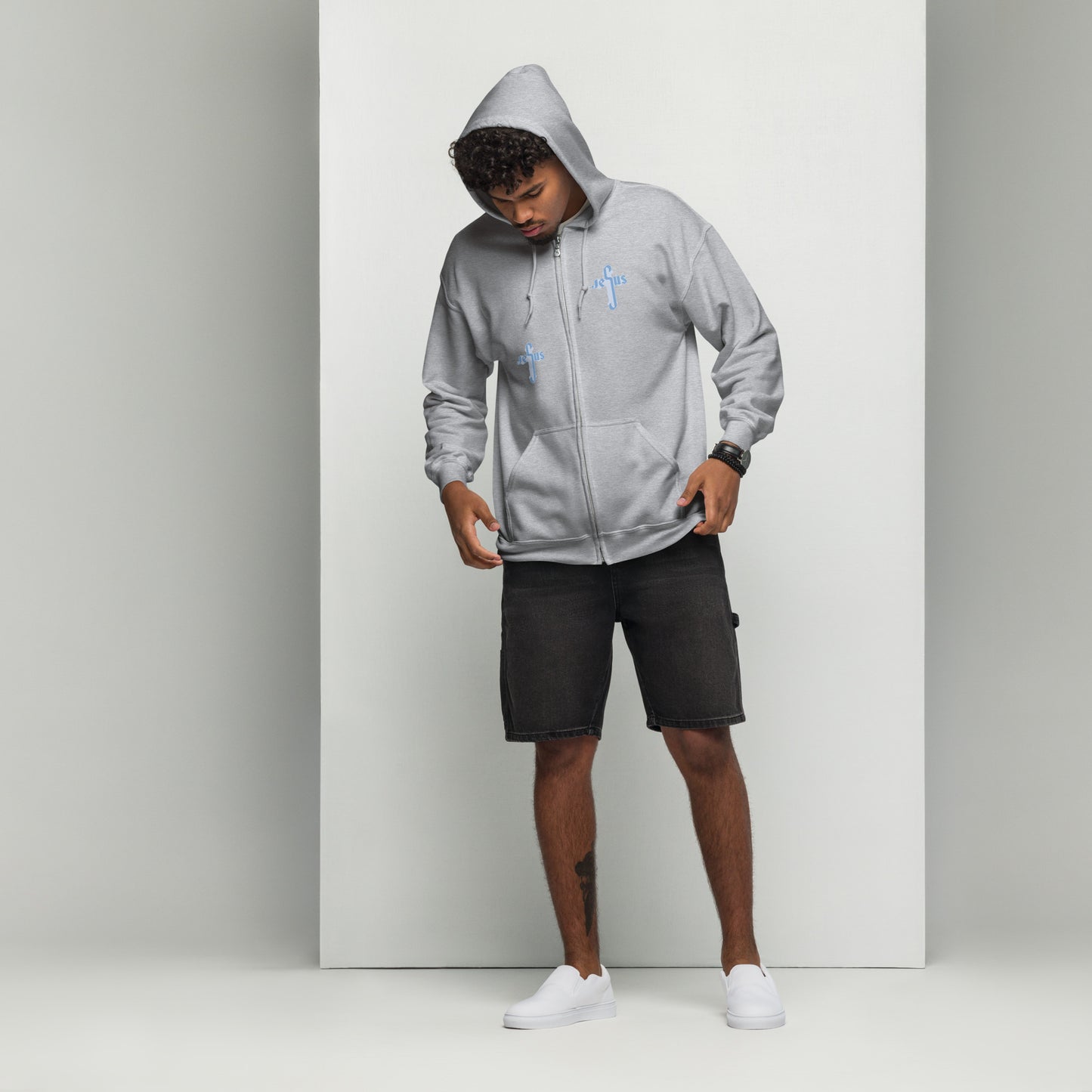 Jesus heavy blend zip hoodie