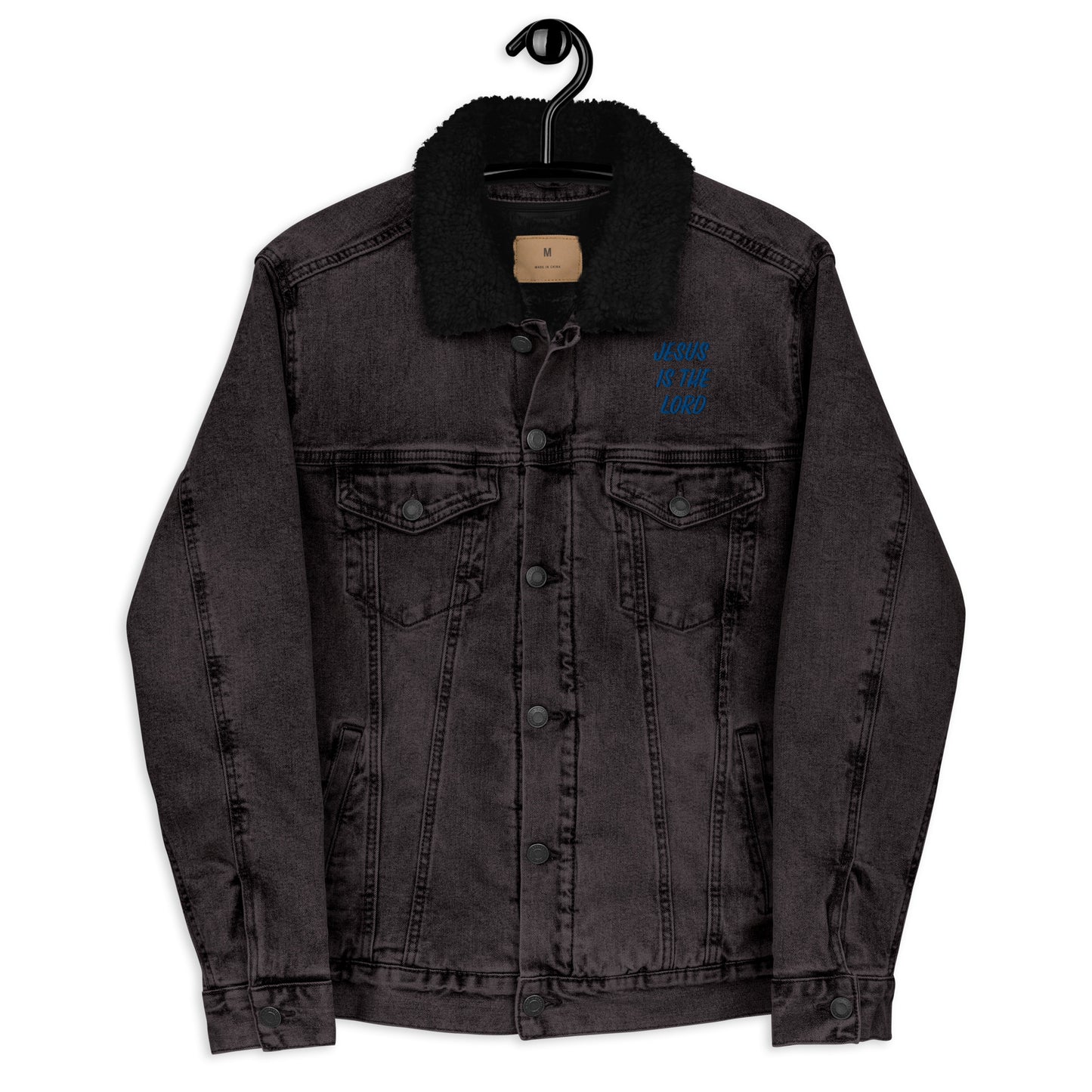 Unisex denim sherpa jacket