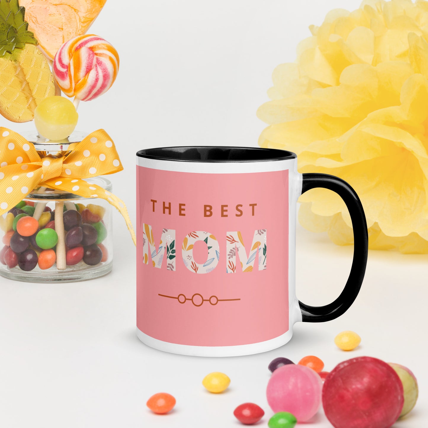 The Best Mom - Mug with Color Inside