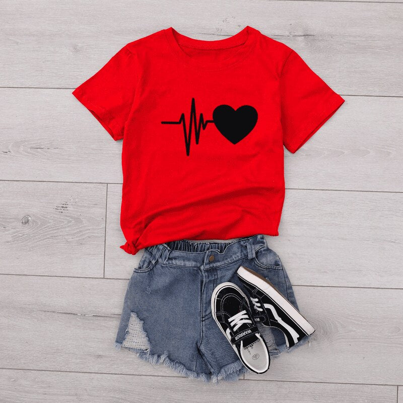 Fashion Family Matching clothes Mommy And Me T Shirt Mother And Daughter Family Clothes Mom print T-shirt Baby Girls Clothes