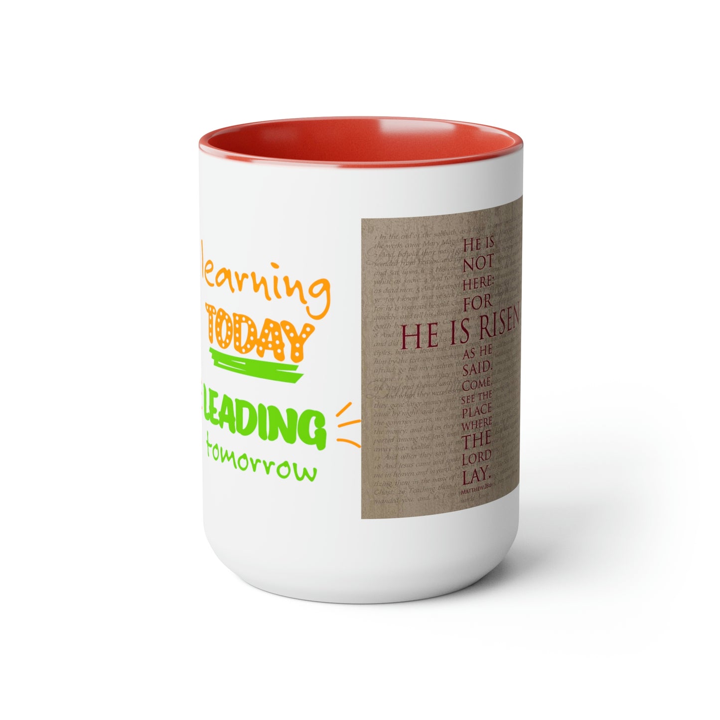 Two-Tone Resurrection Coffee Mugs, 15oz