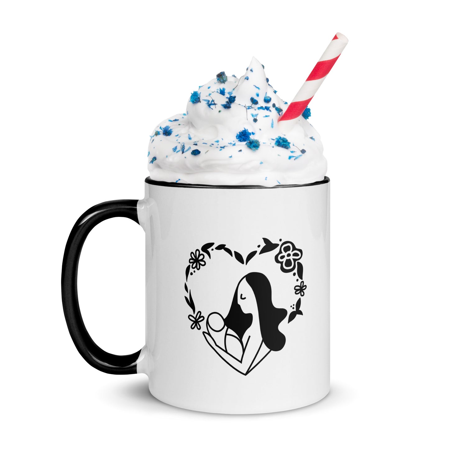 Happy Mothers day Mug with Color Inside