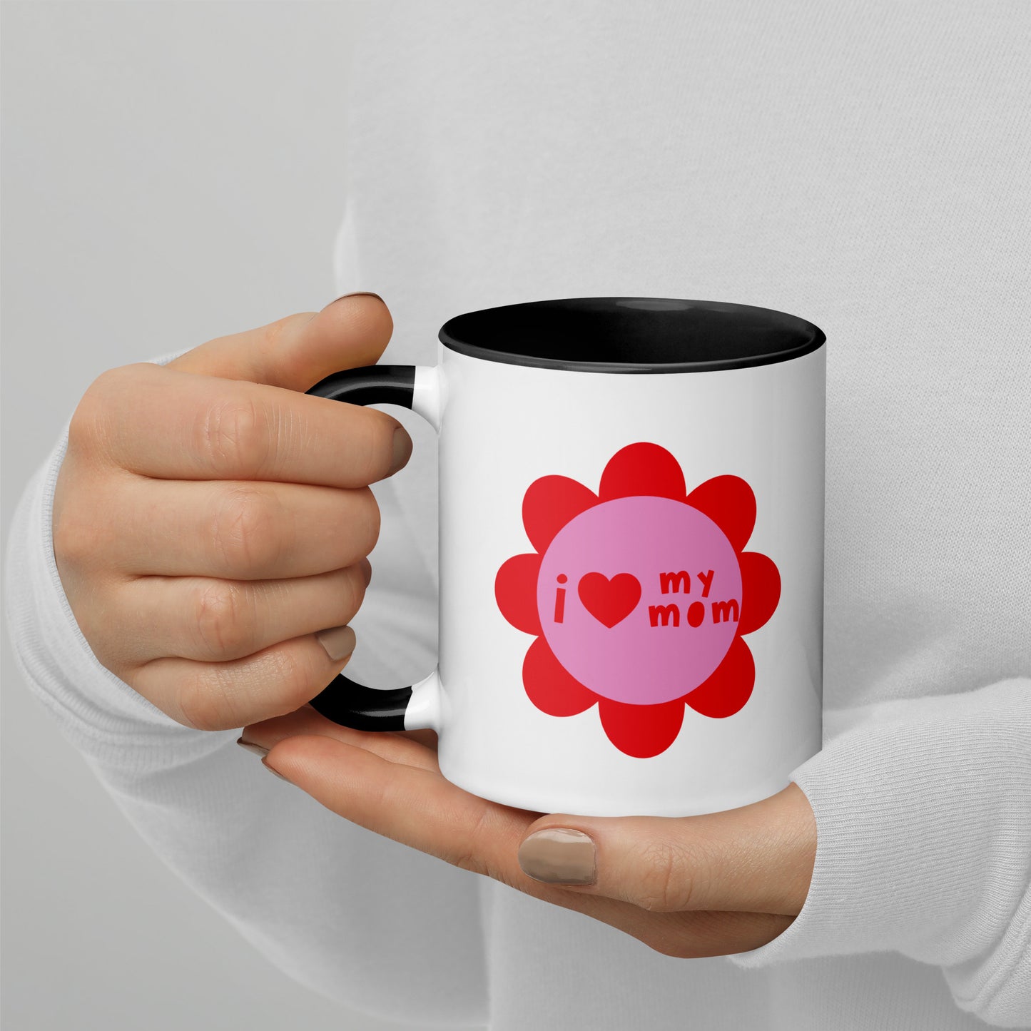 I Love y Mommy Mug with Color Inside
