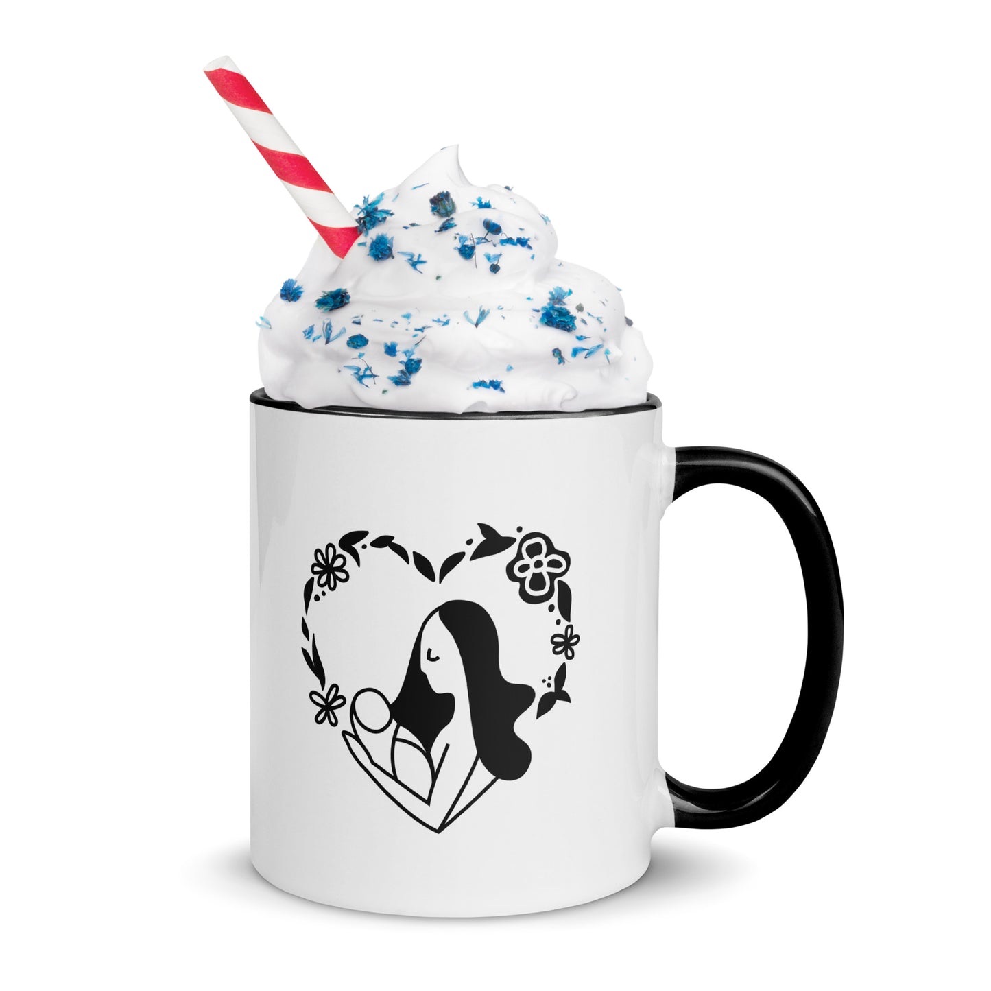 Happy Mothers day Mug with Color Inside