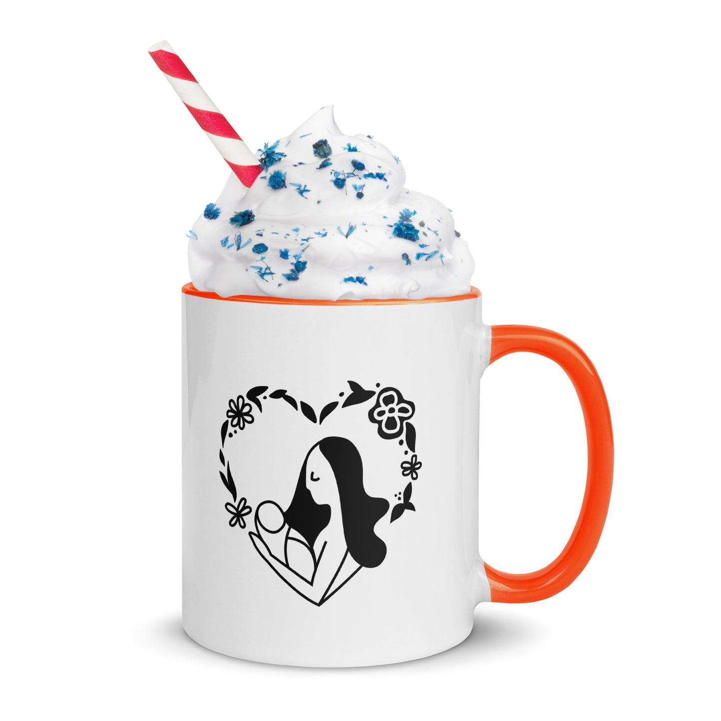 Happy Mothers day Mug with Color Inside