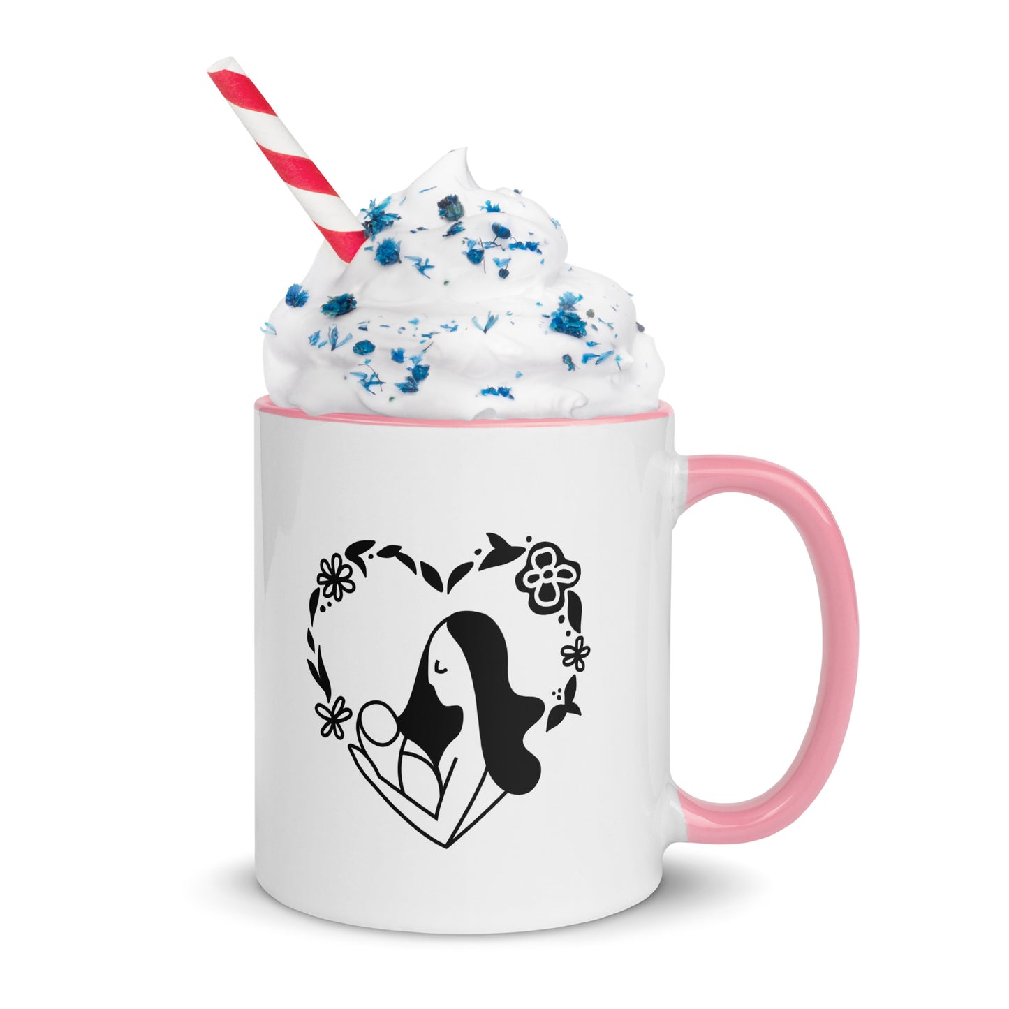 Happy Mothers day Mug with Color Inside