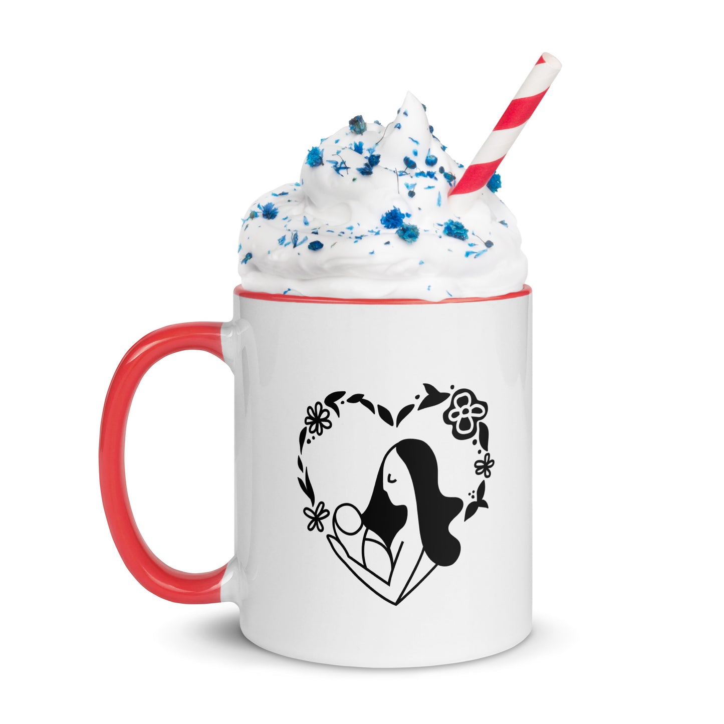 Happy Mothers day Mug with Color Inside