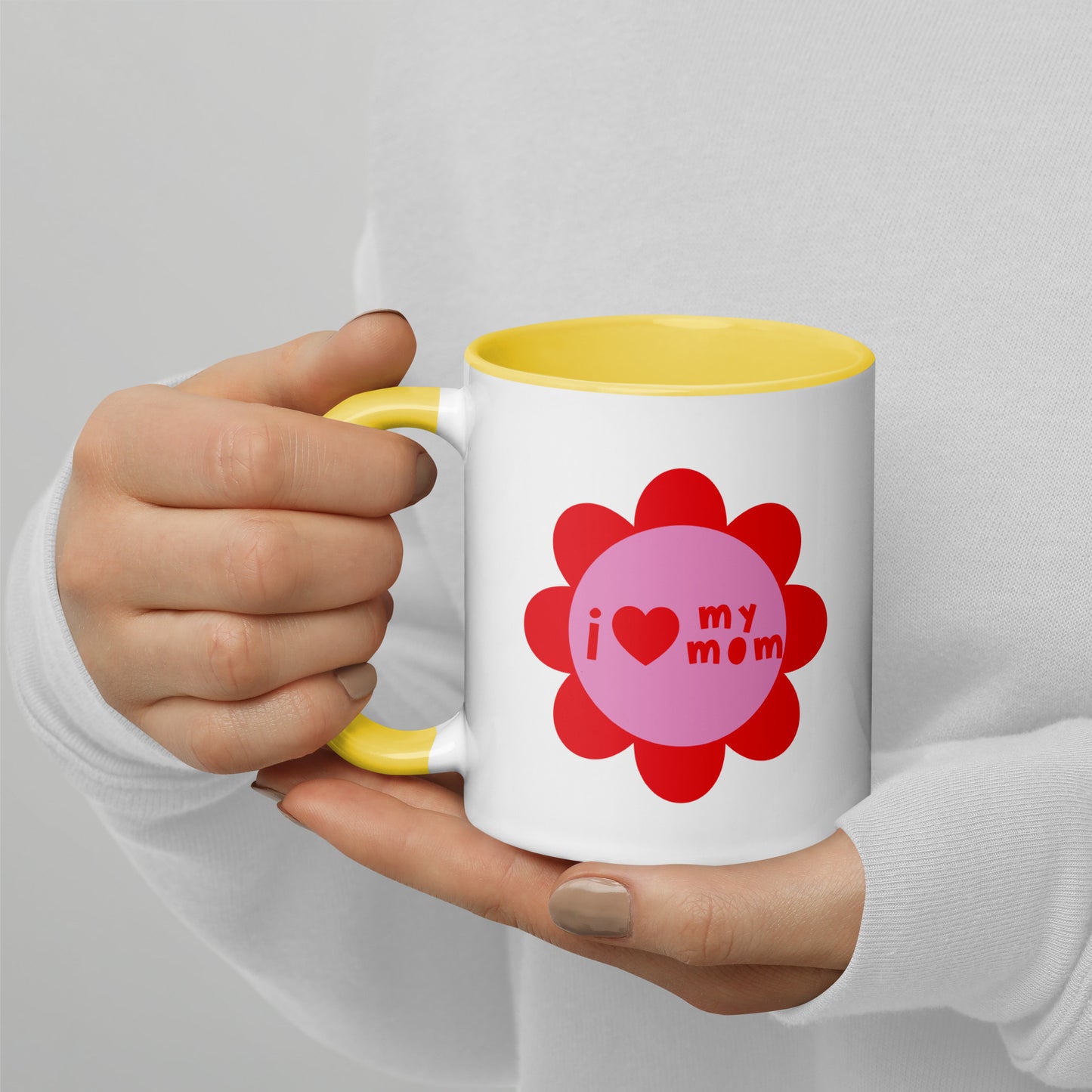 I Love y Mommy Mug with Color Inside
