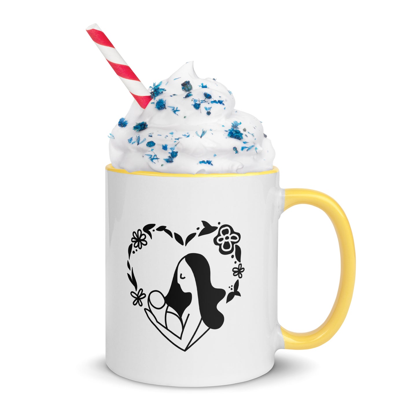 Happy Mothers day Mug with Color Inside