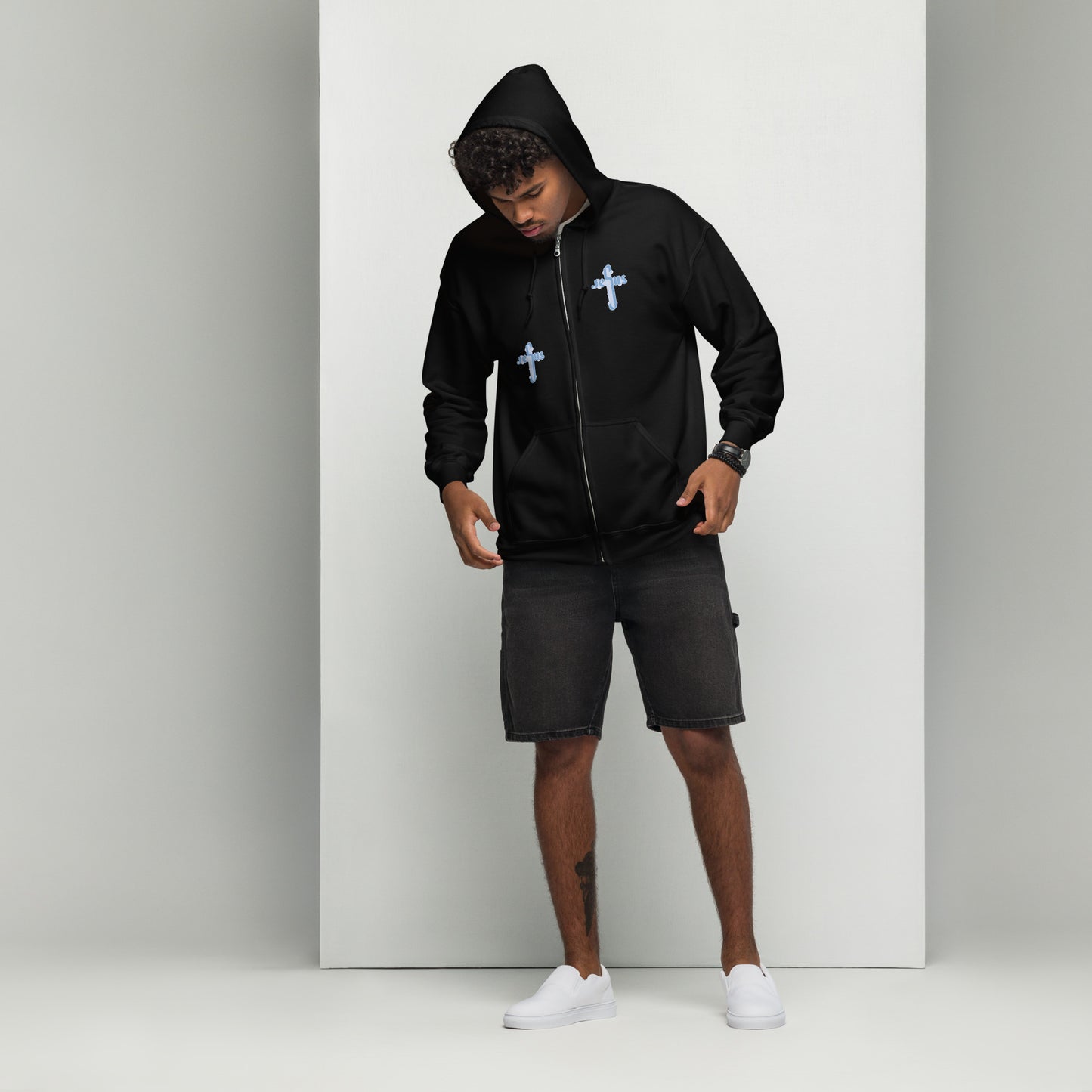 Jesus heavy blend zip hoodie