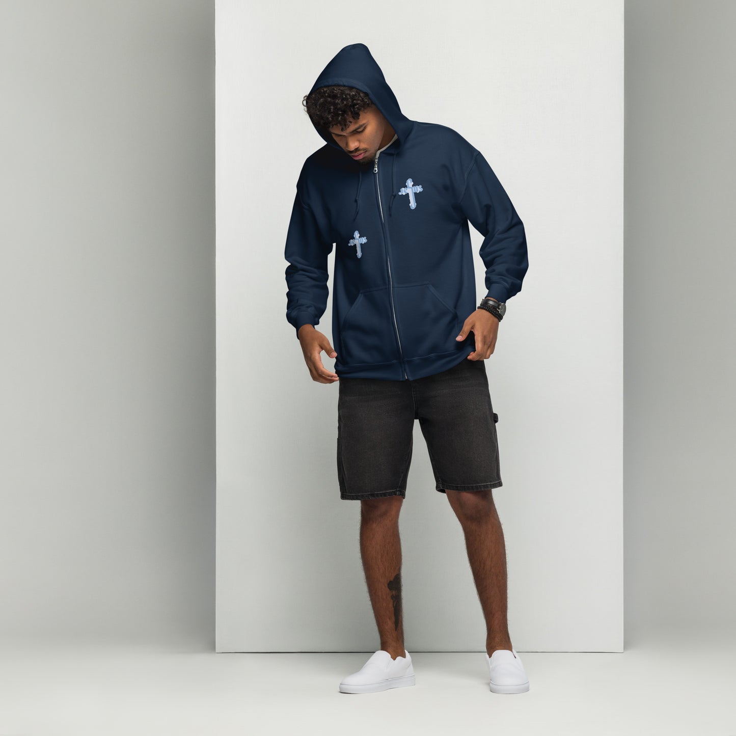 Jesus heavy blend zip hoodie