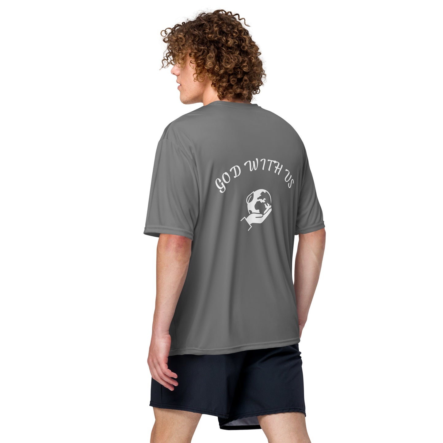 God with Us performance crew neck t-shirt