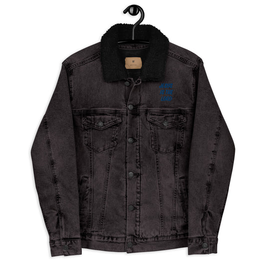 Unisex denim sherpa jacket