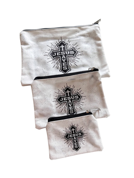Jesus Saves Christian Pencil Case, Bible Study Tools,