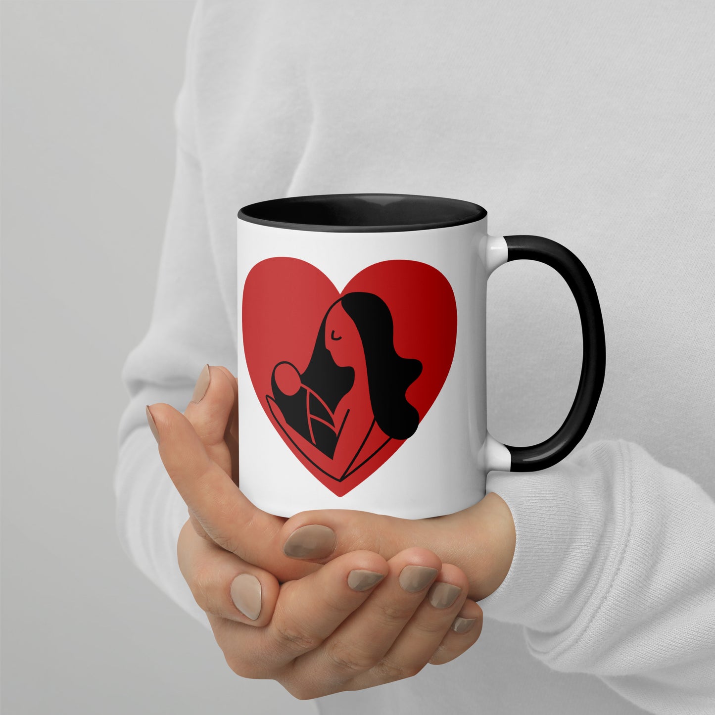 I Love y Mommy Mug with Color Inside