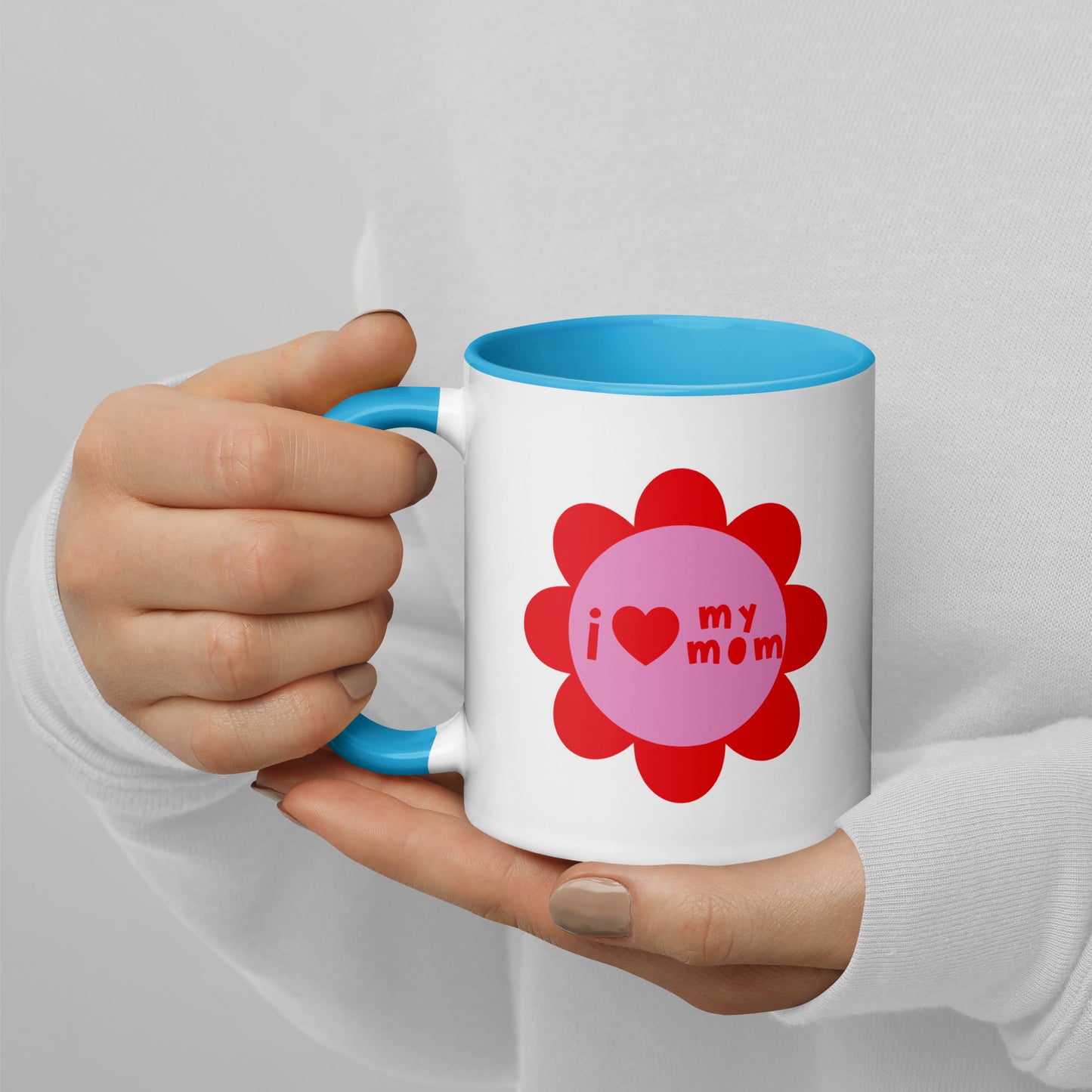 I Love y Mommy Mug with Color Inside