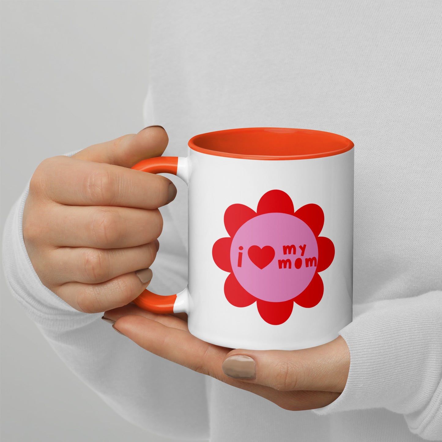 I Love y Mommy Mug with Color Inside