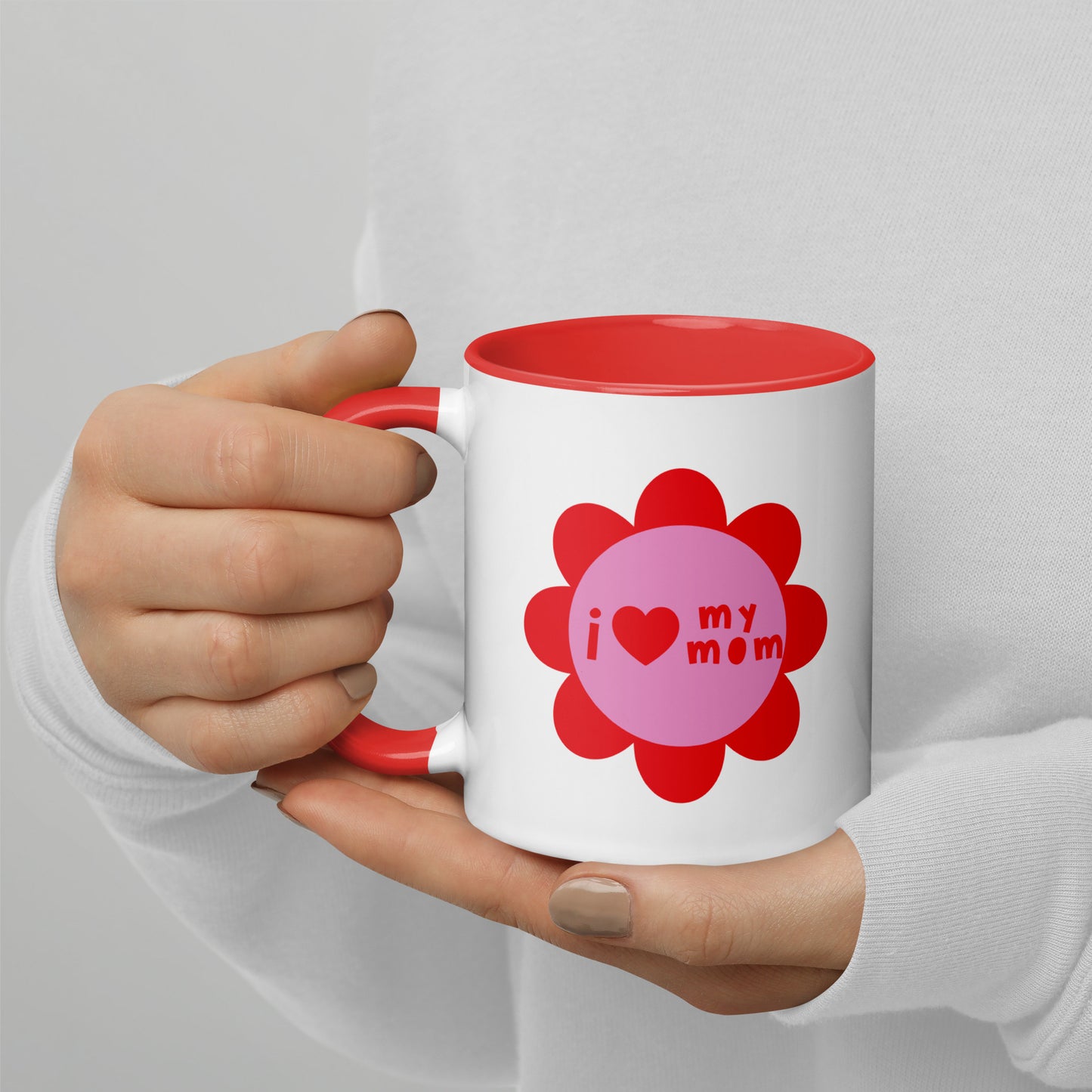 I Love y Mommy Mug with Color Inside