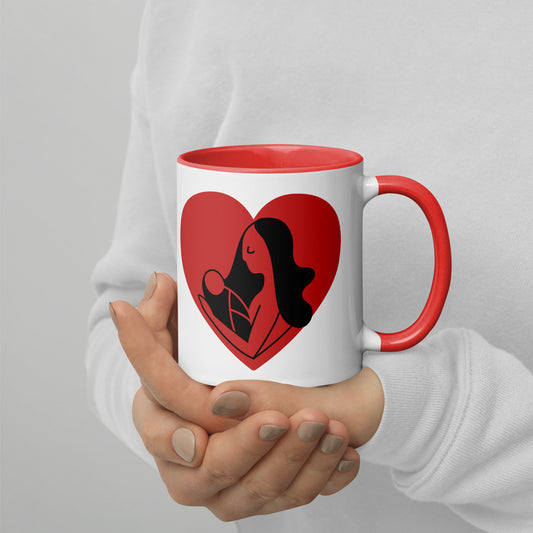 I Love y Mommy Mug with Color Inside
